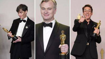Oscars 2024: Christopher Nolan's 'Oppenheimer' wins Best Film and sweeps up seven Academy Awards - euronews.com - Britain - Ireland - Israel - Palestine