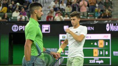 David Goffin - Cameron Norrie - Tommy Paul - Djokovic stunned by lucky loser Nardi at Indian Wells - channelnewsasia.com - Serbia - Italy - Usa - India - state California - county Wells