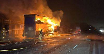 M6 update after motorway shuts for hours amid huge lorry fire
