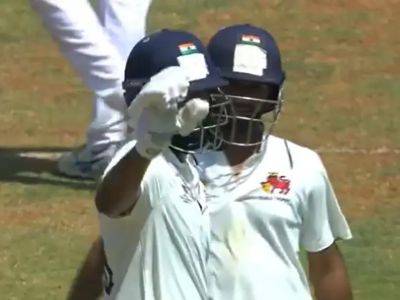Watch: Shreyas Iyer Ends Dismal Run, Gesture Is Viral With Rohit Sharma In Attendance