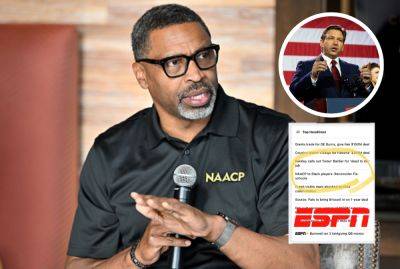 Ron Desantis - ESPN Promotes NAACP’s Call For Black Athletes To 'Reconsider' Florida Schools Because of DEI - foxnews.com - Usa - Washington