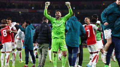 David Raya 'over the moon' after Champions League shootout heroics for Gunners