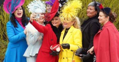 Bright colours and extravagant hats take over Cheltenham Festival fashion