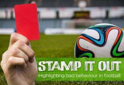 Stamp it Out: Sunday League player banned for 143 days after grabbing and threatening a referee