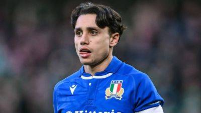 Louis Lynagh - Tommaso Menoncello - Paolo Garbisi - Stephen Varney - Michele Lamaro - Ange Capuozzo ruled out for Italy ahead of Cardiff trip - rte.ie - France - Italy - Scotland - Ireland
