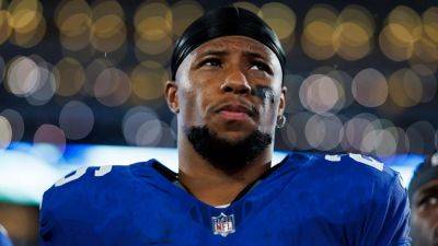 Jim Macisaac - Tim Nwachukwu - Eagles deny tampering violations in Saquon Barkley deal: report - foxnews.com - Washington - New York - county Eagle - state New Jersey - county Rutherford