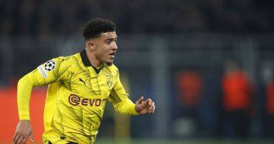 Manchester United's Jadon Sancho fires one-word message after Borussia Dortmund Champions League win