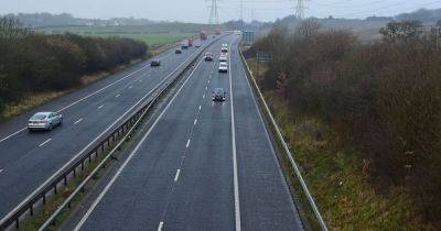 Woman seriously injured as man and child also hurt in horror motorway crash after car 'overtakes lorry' and hits barrier