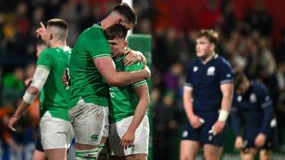 Richie Murphy - Ireland U20s miss out on title despite win over Scotland - rte.ie - France - Italy - Scotland - Ireland - county Jack - county Park