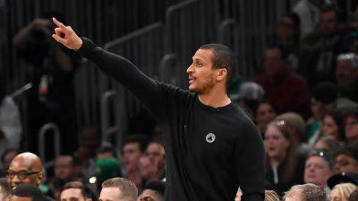 Celtics coach Joe Mazzulla explains attempt to block Suns player's shot following timeout