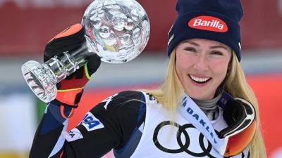 Mikaela Shiffrin - Mikaela Shiffrin captures Crystal Globe with 60th slalom win, 97th World Cup victory - cbc.ca - Sweden - Italy - Usa - Norway - Austria - county Canadian