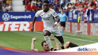 Osasuna Vs Real Madrid: Vinicius 2 Gol, Los Blancos Menang 4-2