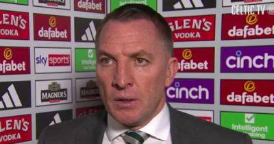 Brendan Rodgers bristles at Celtic 'tempo' claim as boss takes on familiar narrative with firm slapdown