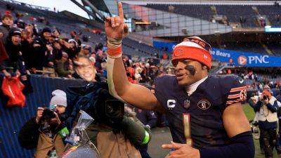 Russell Wilson - Justin Casterline - Caleb Williams - Justin Fields - Justin Fields posts farewell after getting traded to Steelers: 'Can't say thank you enough' - foxnews.com - state Minnesota - county Williams
