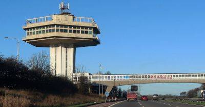 'Abandoned UFO' on the M6 was a striking vision of the future