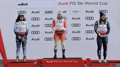 Lindsey Vonn - Sofia Goggia - Mikaela Shiffrin - Federica Brignone - Alpine skiing-Switzerland's Gut-Behrami wins overall and GS World Cup globes - channelnewsasia.com - Switzerland - Italy - Usa - Austria - New Zealand - Slovenia