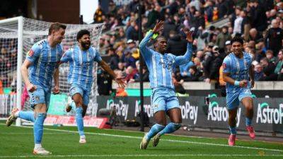 Coventry stun Wolves to reach first FA Cup semi-final since 1987