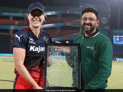 Meg Lanning - Jess Jonassen - Car Window That Ellyse Perry Broke With 6 In WPL Match Will Stay With Her Forever Now. Here's How - sports.ndtv.com - Australia - South Africa - India - county Perry