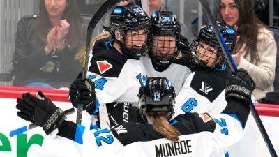 PWHL Toronto wins 10th straight, edging Montreal in Pittsburgh for share of 1st place