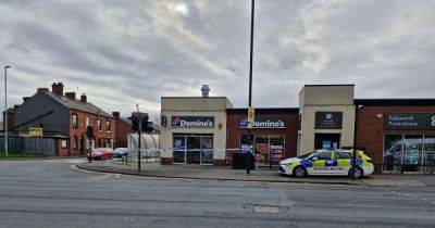 LIVE: Police cordon off Domino's takeaway in Failsworth after man rushed to hospital