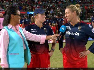 Meg Lanning - Glenn Maxwell - Chris Gayle - Sophie Devine - "Glad To Win It Before The Boys": RCB Star's Tongue-In-Cheek Remark After WPL Triumph - sports.ndtv.com - New Zealand - India
