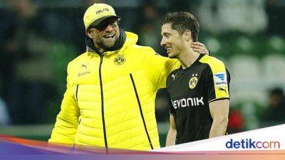 Bayern Munich - Borussia Dortmund - Robert Lewandowski - Juergen Klopp - Pep Guardiola - Lewandowski Lebih Suka Dilatih Klopp Dibanding Guardiola - sport.detik.com