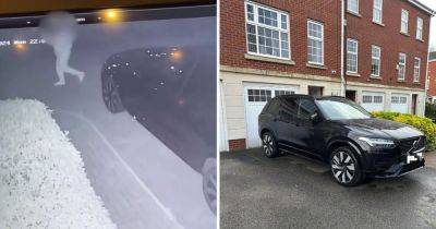 Mystery as stranger parks his car on couple's driveway - then just walks away