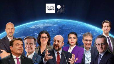 Live. Euronews unveils exclusive EU election poll, interviews politicians on air