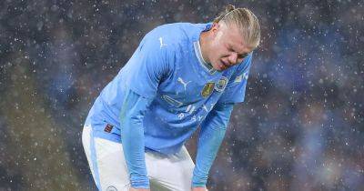 Man City suffer worrying Erling Haaland injury scare as Norway training video emerges