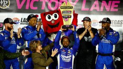 Rajah Caruth becomes 3rd Black driver to win NASCAR series race - ESPN - espn.com - Chad