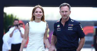Geri Horner pictured for first time with husband Christian after scandal