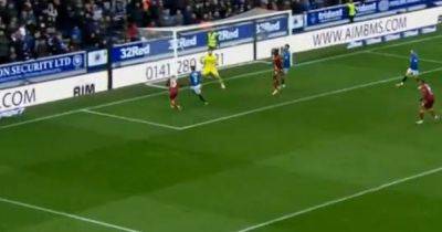 Rangers TV claim for 'invisible' handball sparks hilarity from rivals as no one else can see it