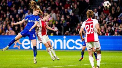 Chelsea crush Ajax to put one foot in Women's Champions League semi-finals