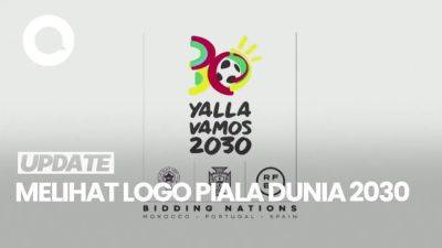Logo Piala Dunia 2030 Dirilis