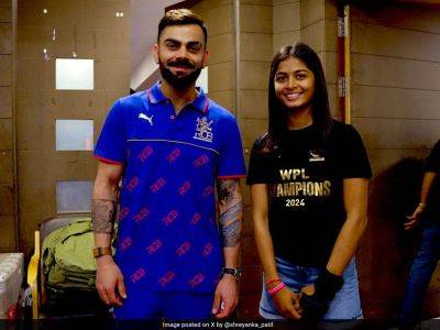"He Actually Knows My Name": WPL Winner Shreyanka Patil Star-Struck After Meeting Virat Kohli