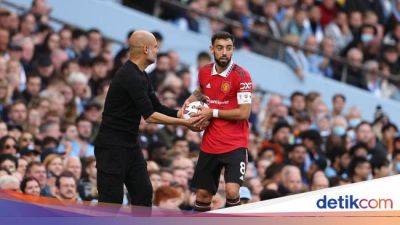 Bruno Fernandes - Pep Guardiola - Liga Inggris - Bruno Fernandes: Pep Pelatih Terbaik Dunia - sport.detik.com