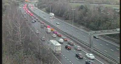 LIVE: Rush hour traffic on M60 after crash with police at scene - latest updates