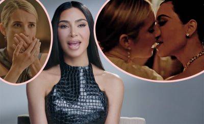 Kim Kardashian - Kim Kardashian KISSES Emma Roberts In INTENSE Trailer For New AHS: Delicate Eps! Watch! - perezhilton.com - Usa - county Roberts - county Story