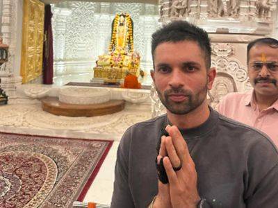 Keshav Maharaj - "Jai Shree Raam": Keshav Maharaj Visits Ram Mandir In Ayodhya Ahead Of IPL 2024. Post Goes Viral - sports.ndtv.com - South Africa - India