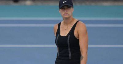 Aryna Sabalenka - Paula Badosa - Caroline Wozniacki - Miami Open - Aryna Sabalenka says her ‘heart is broken’ after ex-boyfriend’s death in Miami - breakingnews.ie - Belarus - county Miami