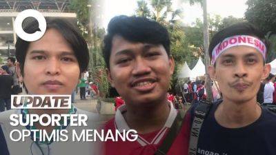 Suporter Timnas Antusias Jelang Indonesia Vs Vietnam