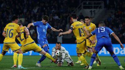 Greece thump Kazakhstan 5-0 to reach Euro playoff final - channelnewsasia.com - Georgia - Kazakhstan - Greece