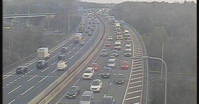 M60 traffic LIVE as drivers hit with long queues and lane closures - latest updates