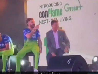 Watch: Virat Kohli, Glenn Maxwell Mock Faf Du Plessis After RCB Captain Gets Surprised By Party Cracker