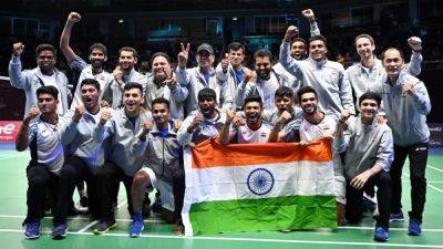 Thomas Cup: Defending Champions India Placed With Indonesia In Group C - sports.ndtv.com - Canada - China - Indonesia - India - Thailand - county Thomas - Singapore