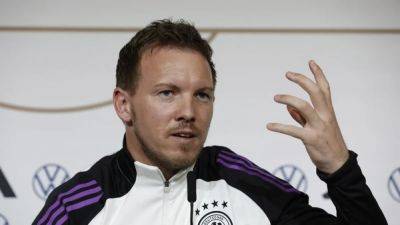 Germany should feel no pressure, only joy for the game, says coach Nagelsmann