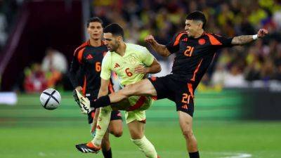 Munoz strikes to give Colombia 1-0 win against Spain