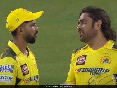 Ruturaj Gaikwad - Virender Sehwag - "Show Ruturaj's Face Too, He Is The Captain": Virender Sehwag Quips As Visuals Show MS Dhoni Setting Field - sports.ndtv.com