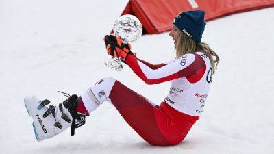 Lindsey Vonn - Sofia Goggia - Mikaela Shiffrin - Cornelia Huetter win denies 4th title for Lara Gut-Behrami - ESPN - espn.com - Switzerland - Norway - Austria