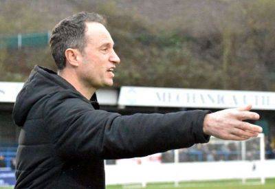 Dover Athletic manager Jake Leberl reacts to 3-1 National League South home defeat against in-form Farnborough